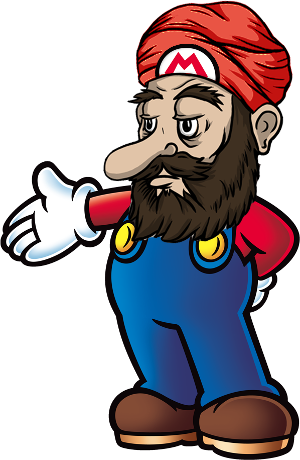 Far-right Italian Plumber Joins Isis - Top Trumps Match Super Mario (1000x1000)