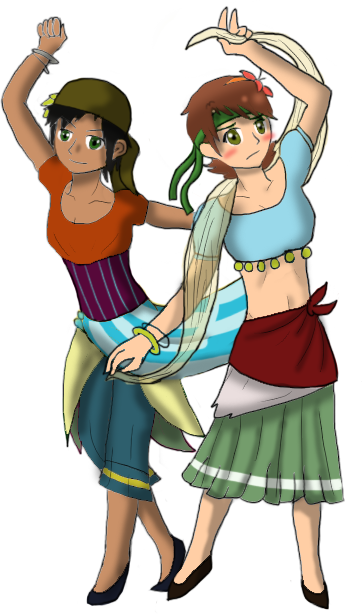 Greek And Italian Romani-themed People By Notoriousdogfight - Italian People Cartoon (362x614)