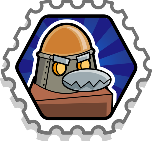 Protobot Attack Stamp - Club Penguin Extreme Cannon Stamp (515x479)