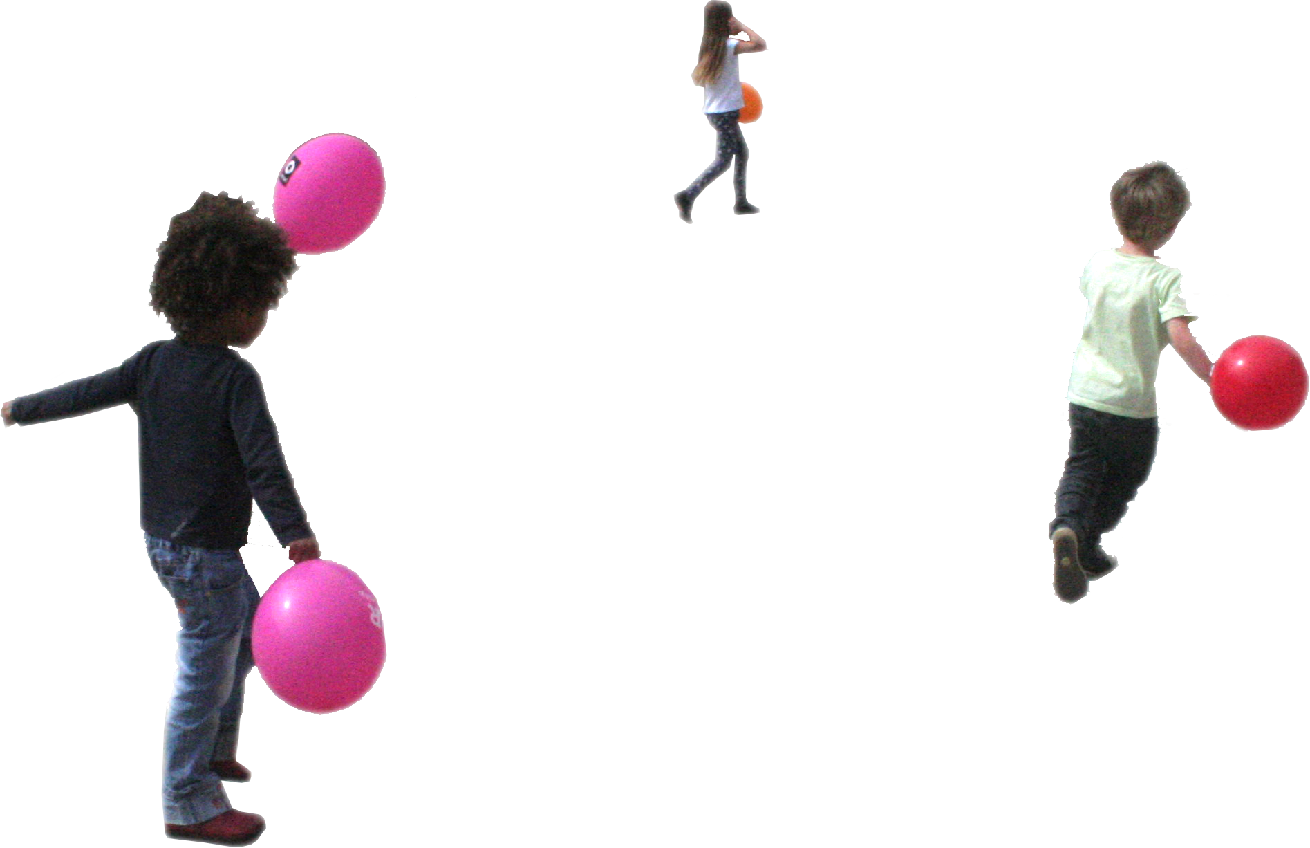 People Cutouts - - Kids Playing Png (1895x1226)