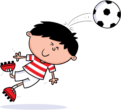 Head - Soccer Header Clipart (400x371)