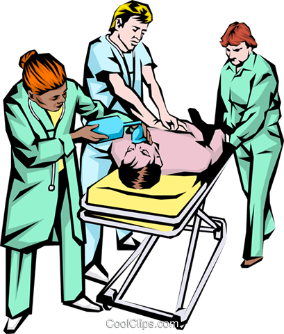 Emergency Room Royalty Free Vector Clip Art Illustration - Emergency Hospital Clip Art (409x480)