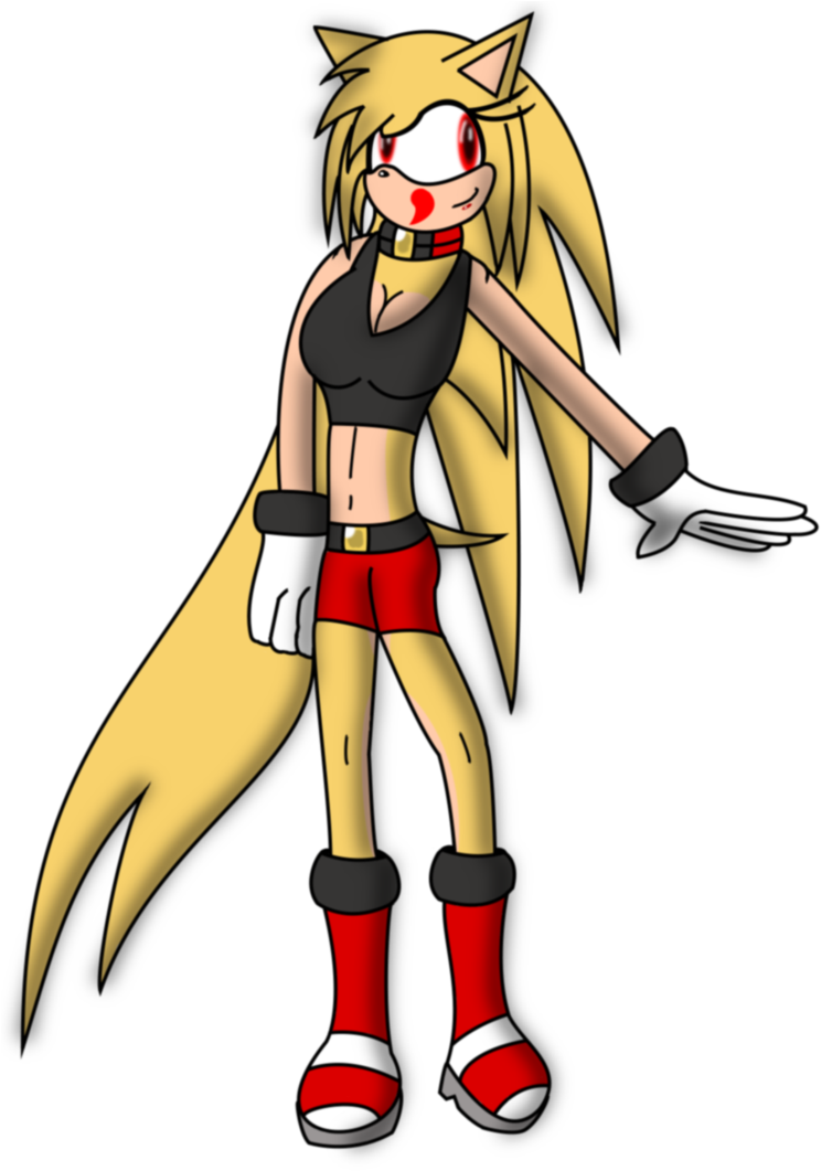 The Golden Speed Goddess Kechi The Hedgehog By Darkxeo - Cartoon (747x1070)