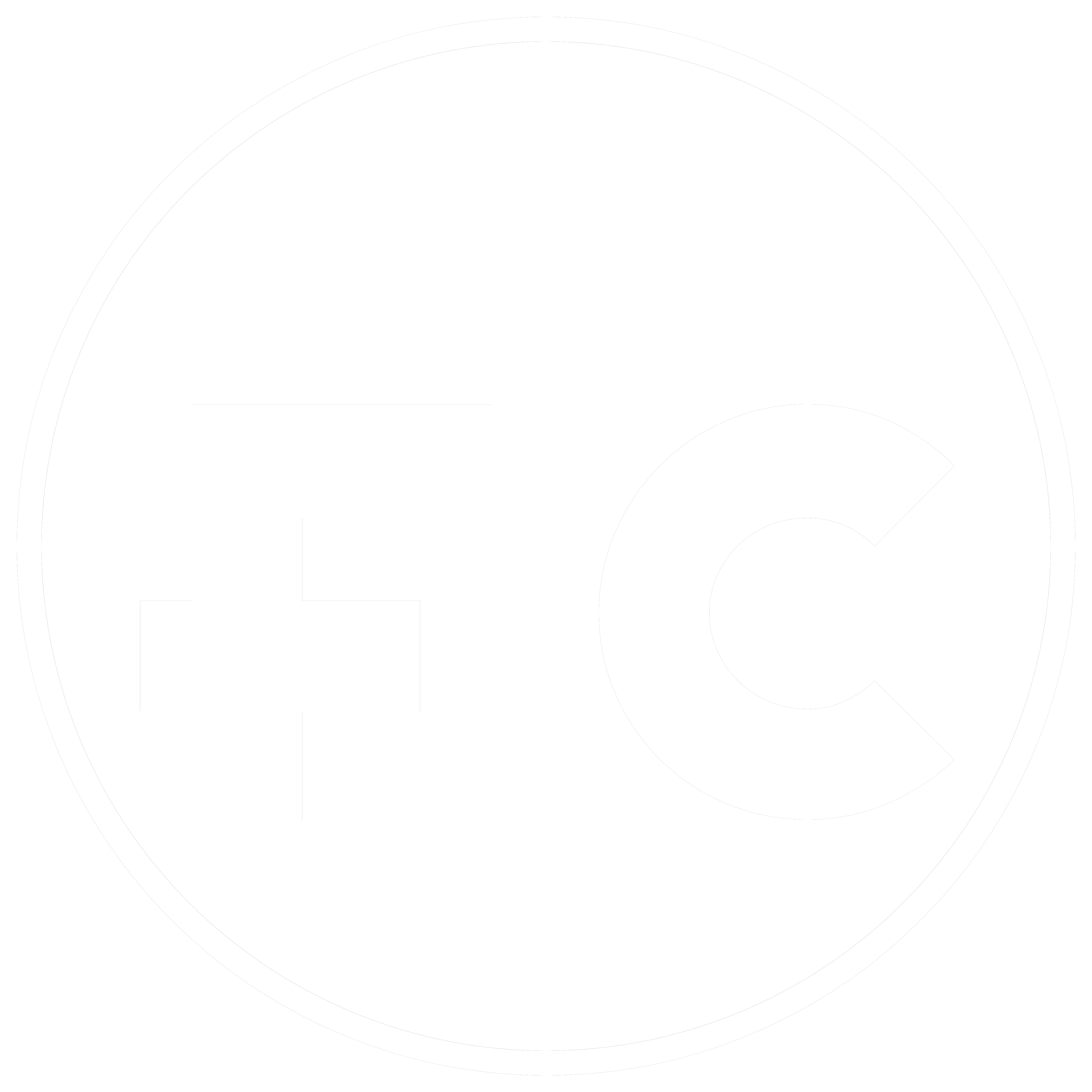 Fc Logo White - Ffrr (full Frequency Range Recordings): Silver (4800x4800)
