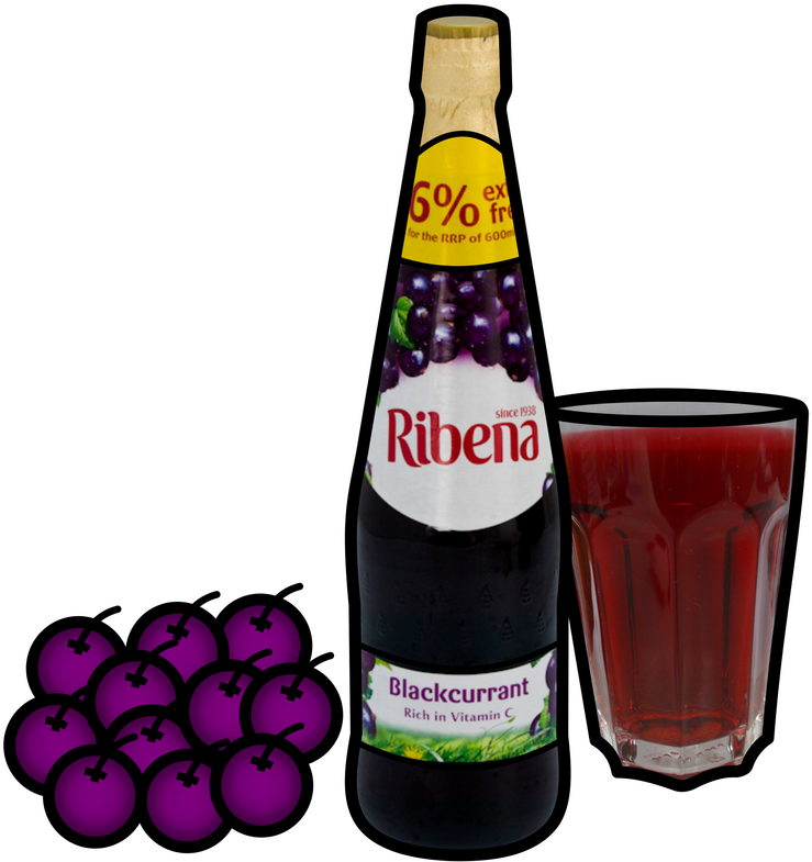 Picture - Blackcurrant Drink Clipart (800x800)