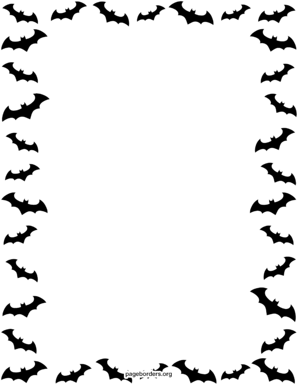 Halloween Fantasticloween Border Image Ideas Transparent - Halloween Border (593x767)