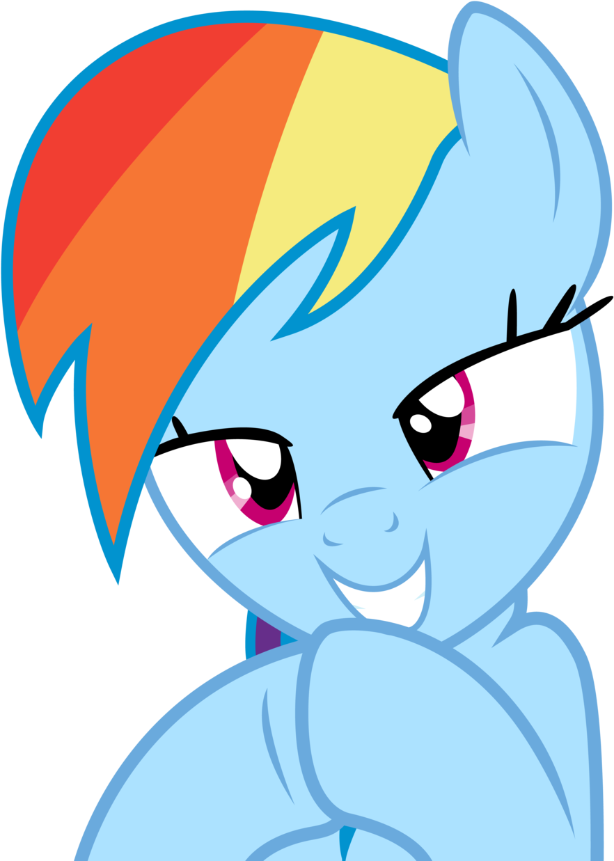 Equestria Girls - Rainbow Dash Evil Smile (900x1246)