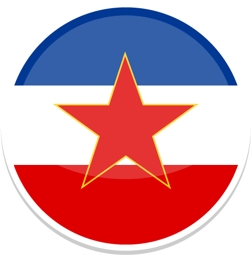 Pixel - Yugoslavia Flag Circle Png (512x512)