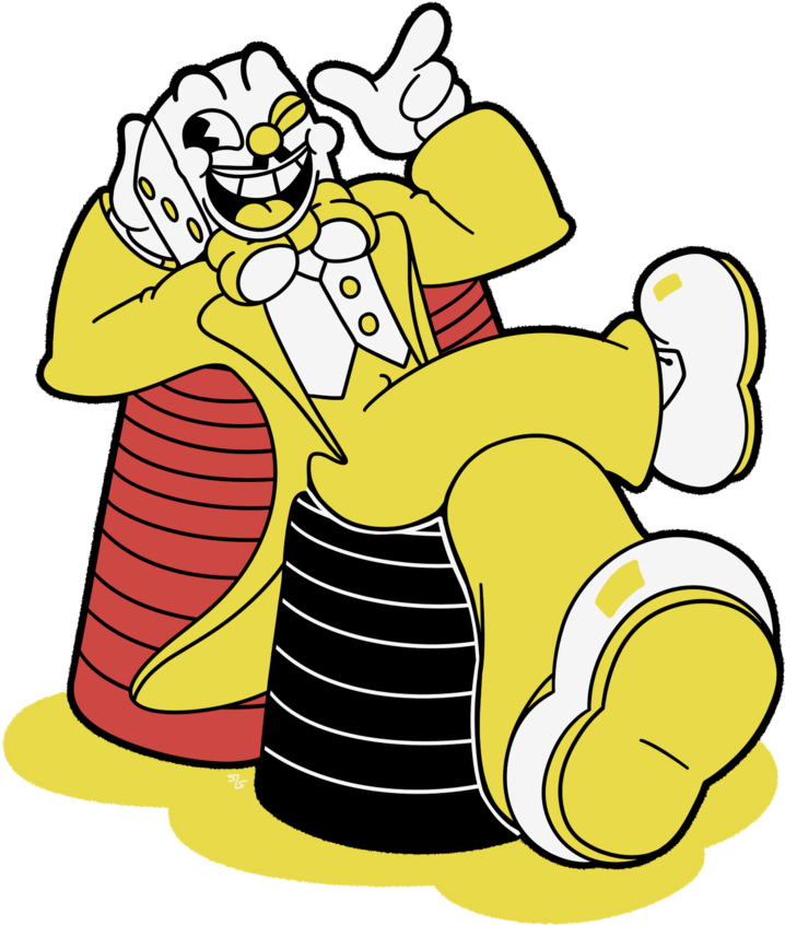 Don't Mess With King Dice By Drykirby - Cuphead Mr King Dice (894x894)