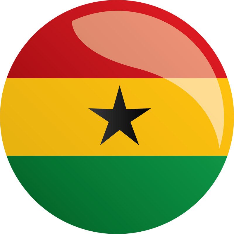 Ghana Power Compact - Ghana Flag Png (800x800)