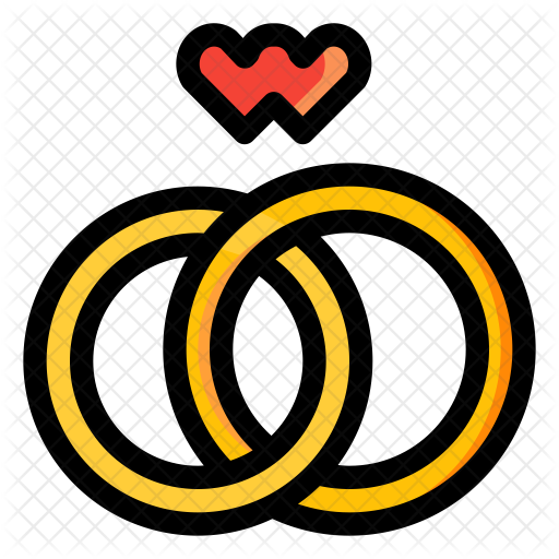 Wedding Rings Icon - Engagement (512x512)