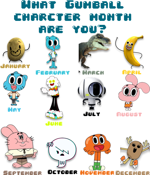 The Amazing World Of Gumball Characters Names - Amazing World Of Gumball Characters (500x583)