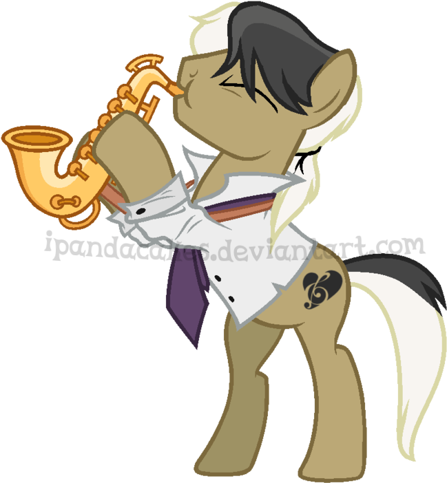 Smooth Sax By Ipandacakes - Cartoon (683x727)