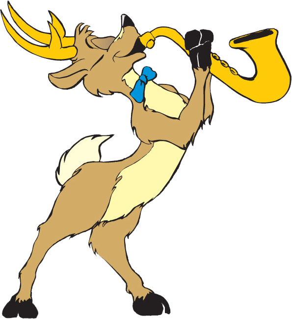 Saxophone Clipart Clip Art - Santa Playing Saxophone Clipart (595x650)