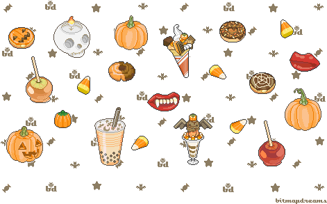 Candy Cane Border Clip Art Free - Halloween Candy Gif Transparent (500x300)