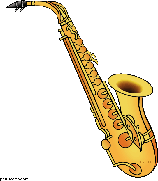 Saxophone Clip Art Clipart Photo - Saxophone Clipart (564x648)