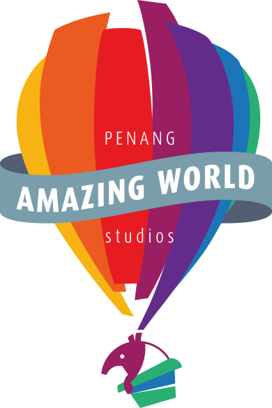 But What Does This Place Got To Do With Hot Air Balloon - Amazing World Penang Logo (390x584)