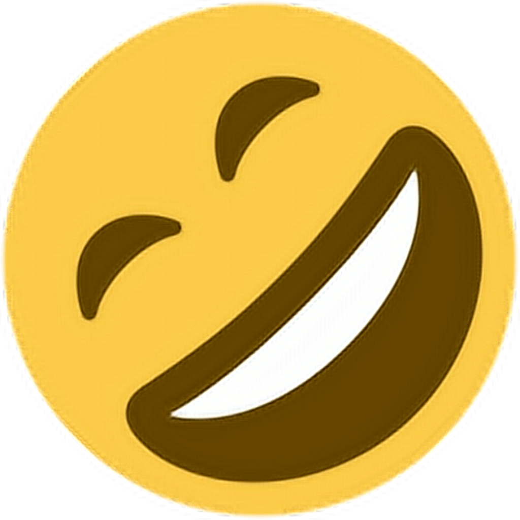 Happy Rofl Sideways Tilt Laugh Laughing Smile Emoji - 🤣 Emoji (1024x1024)