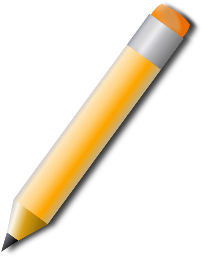 Pencil Pen Write Office Note Png Image - Pencil With No Background (1014x1280)