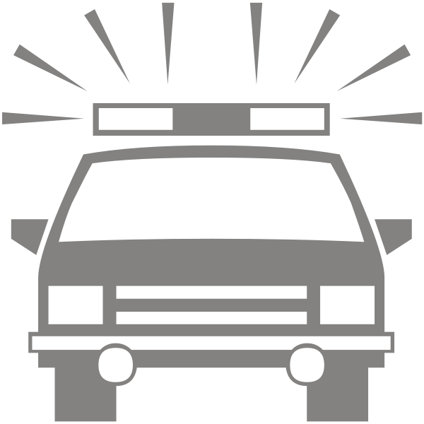 Did You Recently Get A Traffic Ticket Are You Trying - Police Car Silhouette (600x600)