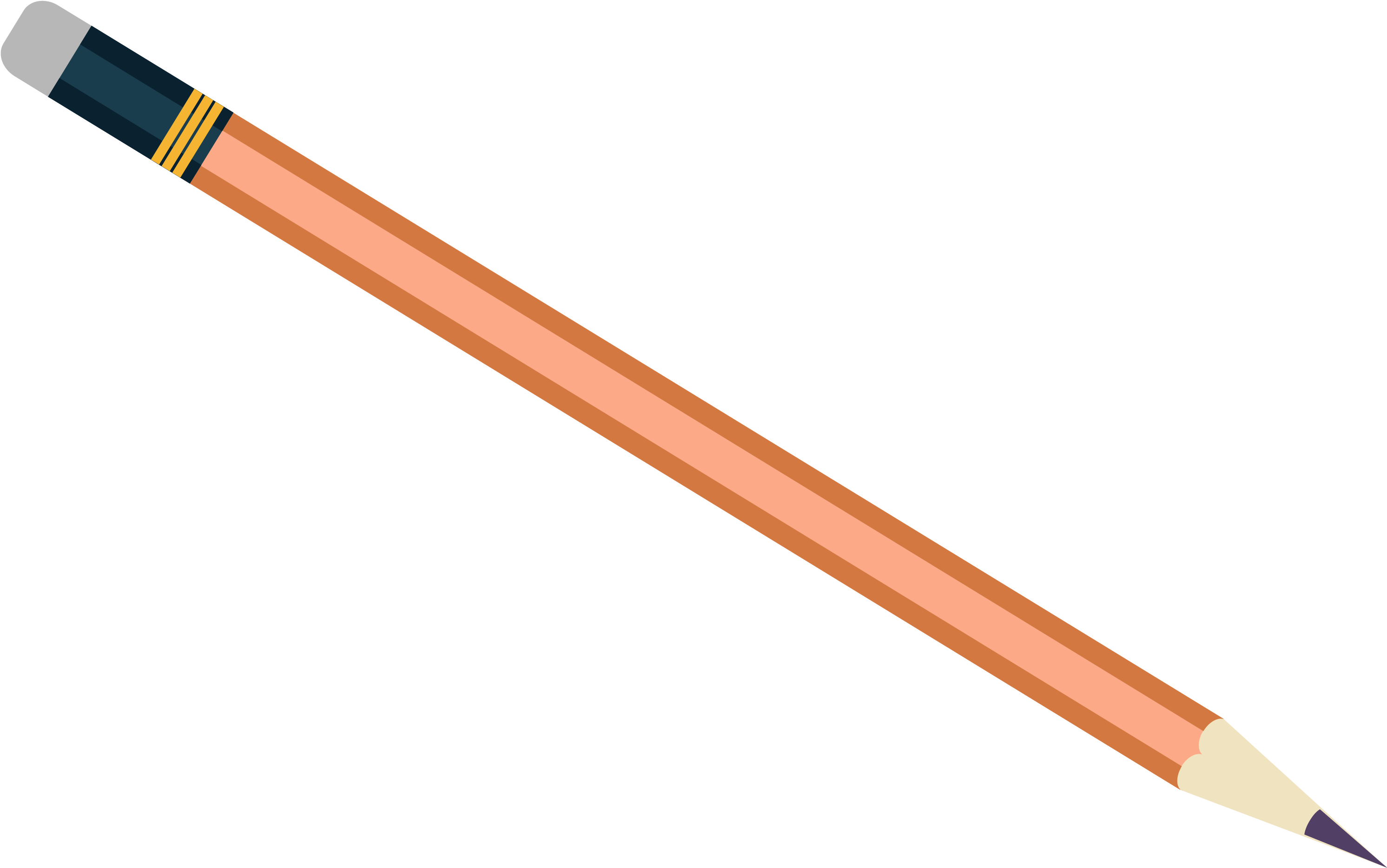 An Orange Ribbon Pencil Eraser 4294*3719 Transprent - Lapiz Naranja Png (4294x3719)