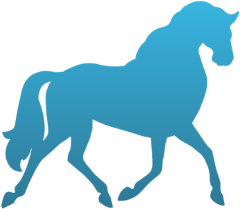 Customize Your Own Horse Decals Through Our Design - Horse Silhouette (350x350)