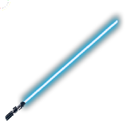 Blue Lightsaber Png Background Image - Draw A Easy Lightsaber (400x400)