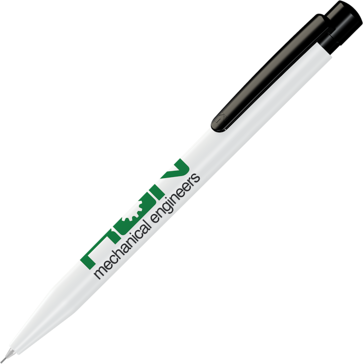 Supersaver Extra Mechanical Pencil- Black With Printing - Printing (719x720)