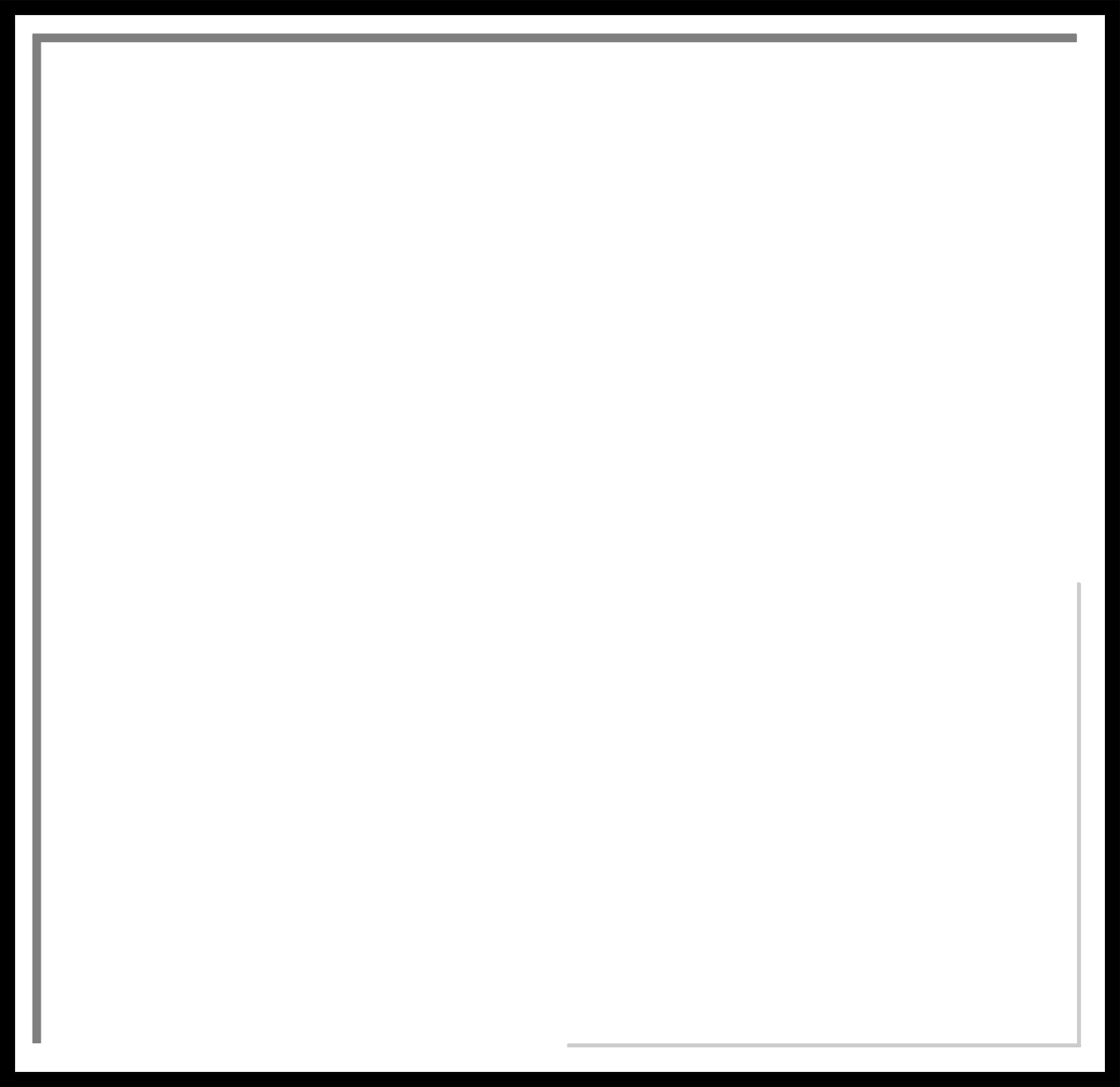 Squares Clipart Black Square Frame - Square Logo Png White (1409x1368)
