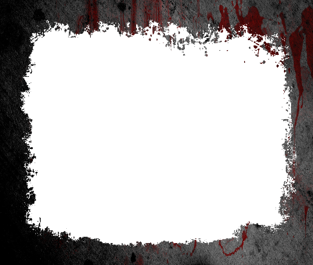 Pencil And In Color Blood Clipart Frame Mozirucom - Gothic Frame Transparent Background (1000x845)