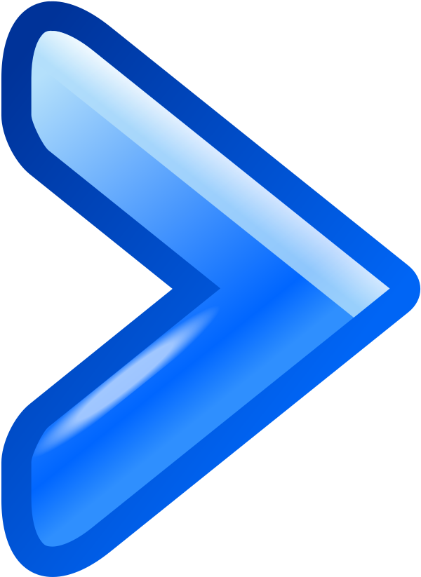 File - 1rightarrow Blue - Svg - Scalable Vector Graphics (1024x1024)
