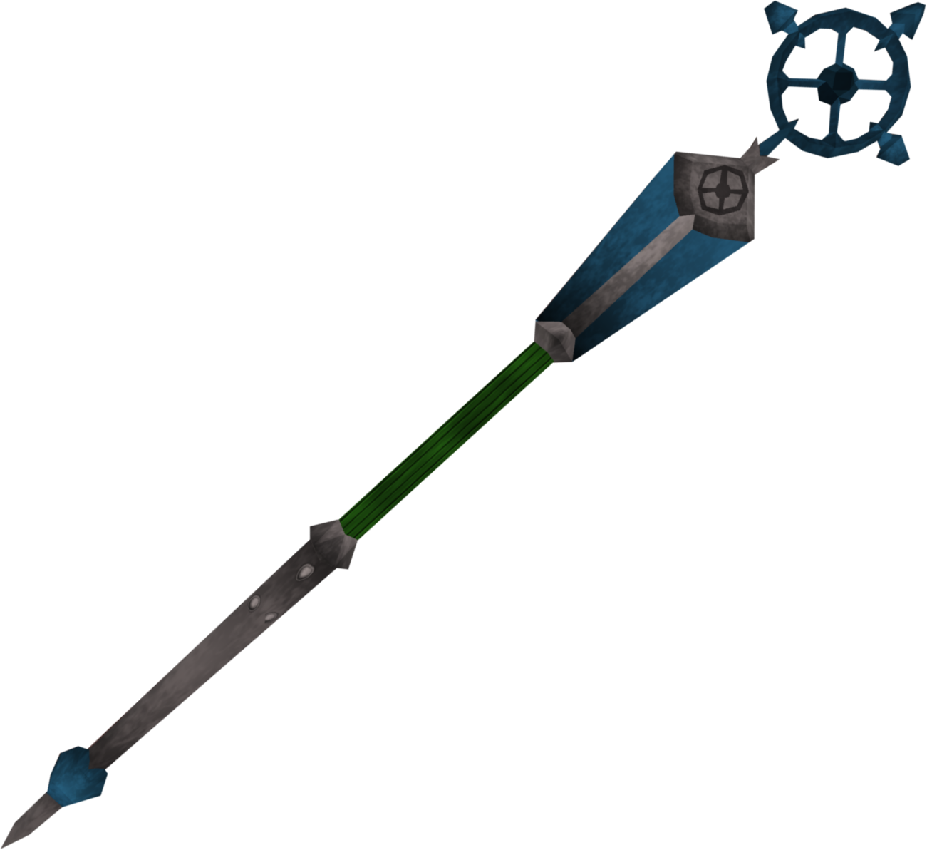 Ancient Staff Detail - Tranquilizer Blow Gun (1301x1192)