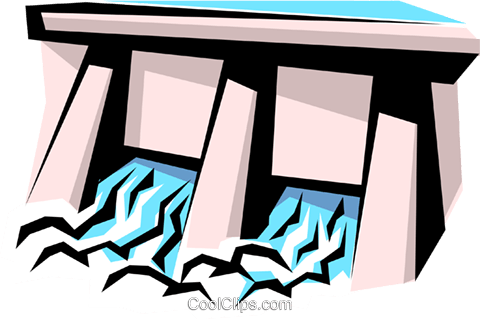 Dam Royalty Free Vector Clip Art Illustration Envi0140 - Dam Clip Art (480x319)