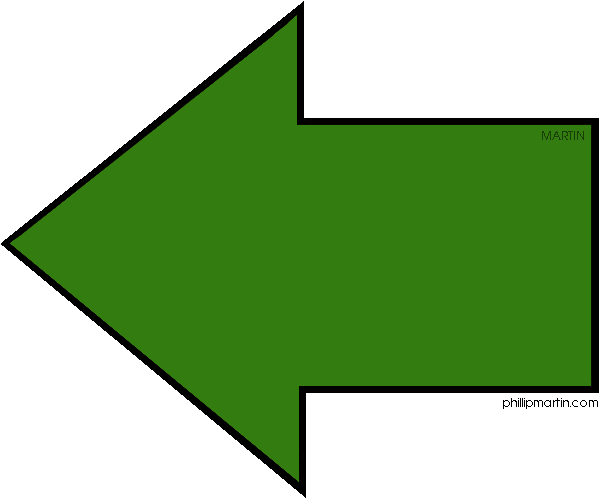 Arrow Clipart Green - Green Left Arrow Gif (648x633)