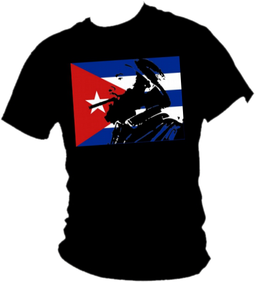 Fidel Castro - Cuba - T-shirt - Fidel Castro T Shirts (544x558)