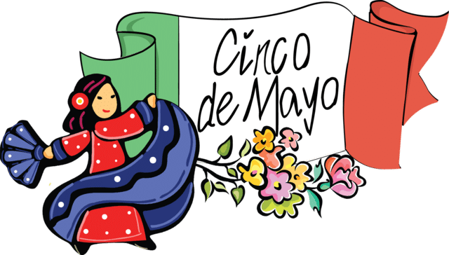 Cinci De Mayo Dance - Feliz Cinco De Mayo Clipart (640x364)