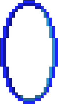 Portal Clipart Blue - Lost Binding Of Isaac (330x380)