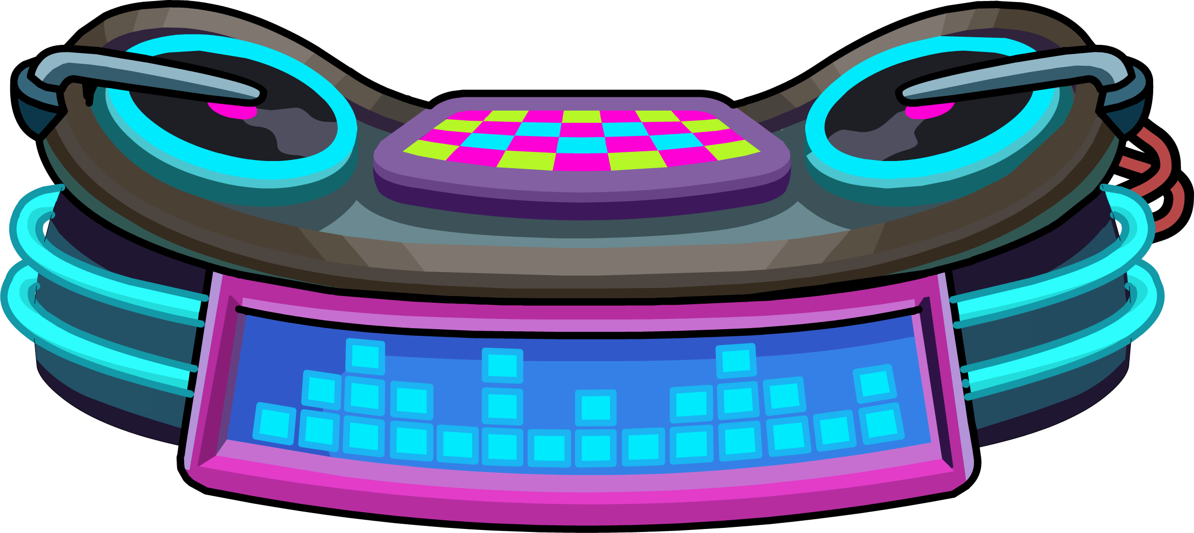 Furniture Items 2269 - Super Dj Club Penguin (2340x1046)