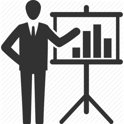 Presentation Cut Out Png Images - Business Training Icon (400x400)