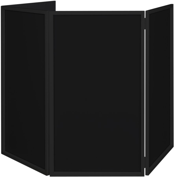 American Dj Event Facade Black Scrim Metal Frame Booth - Rackeras Para Sonido Alfombradas (833x833)