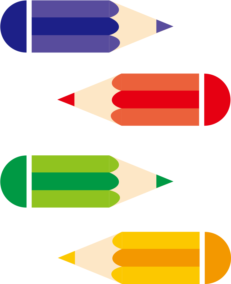 Colored Pencil Rendering - Pencils (1181x1181)