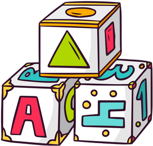 Garderie - Cubos De Juguete Vector (400x400)