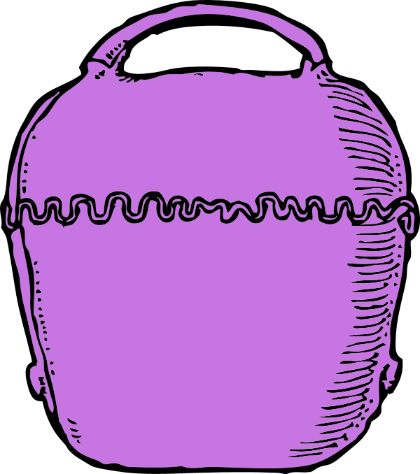 Classic Bag Vector Clip Art - Clip Art (600x678)