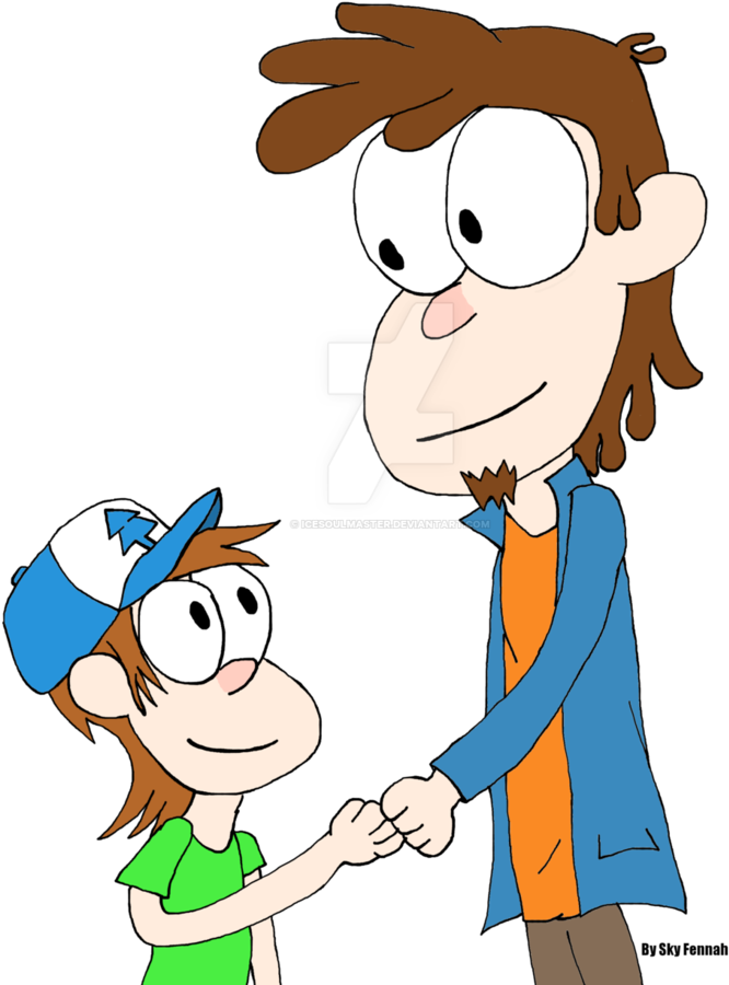Father And Son [request] By Icesoulmaster - Cartoon (752x1063)