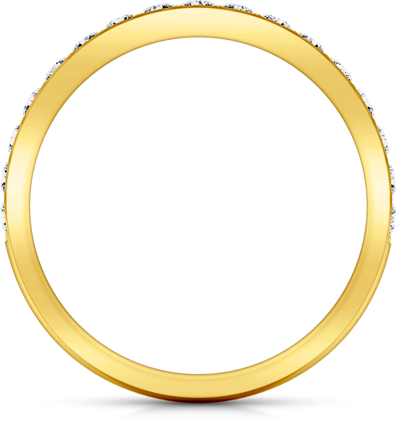 Diamond Wedding Band Carina - Circle (1440x1440)