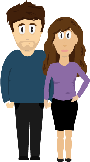 Love For Life - Parents Animation Png (600x585)