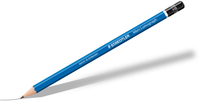 Staedtler Mars Lumograph - Pentel Quicker Clicker (700x394)