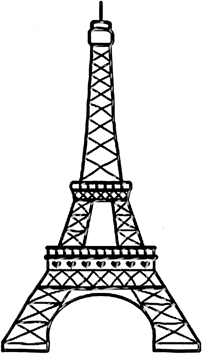 Clip Art - Eiffel Tower Clip Art (900x1540)