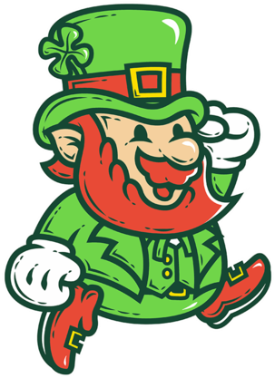 Lucky Jumping Leprechaun - Leprechaun (571x495)