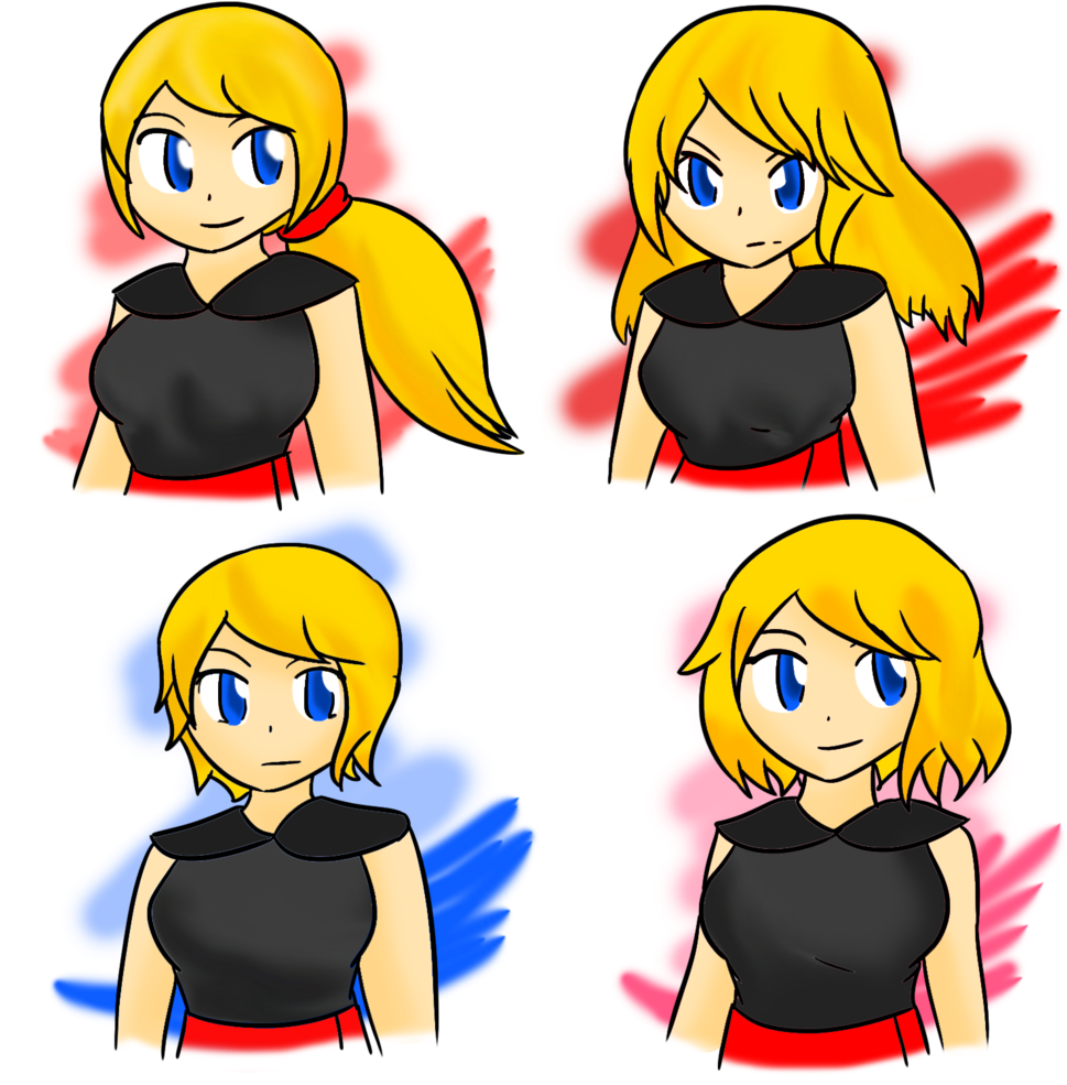 Hairstyles ~commission~ By Xero-j - Cartoon (1024x1022)